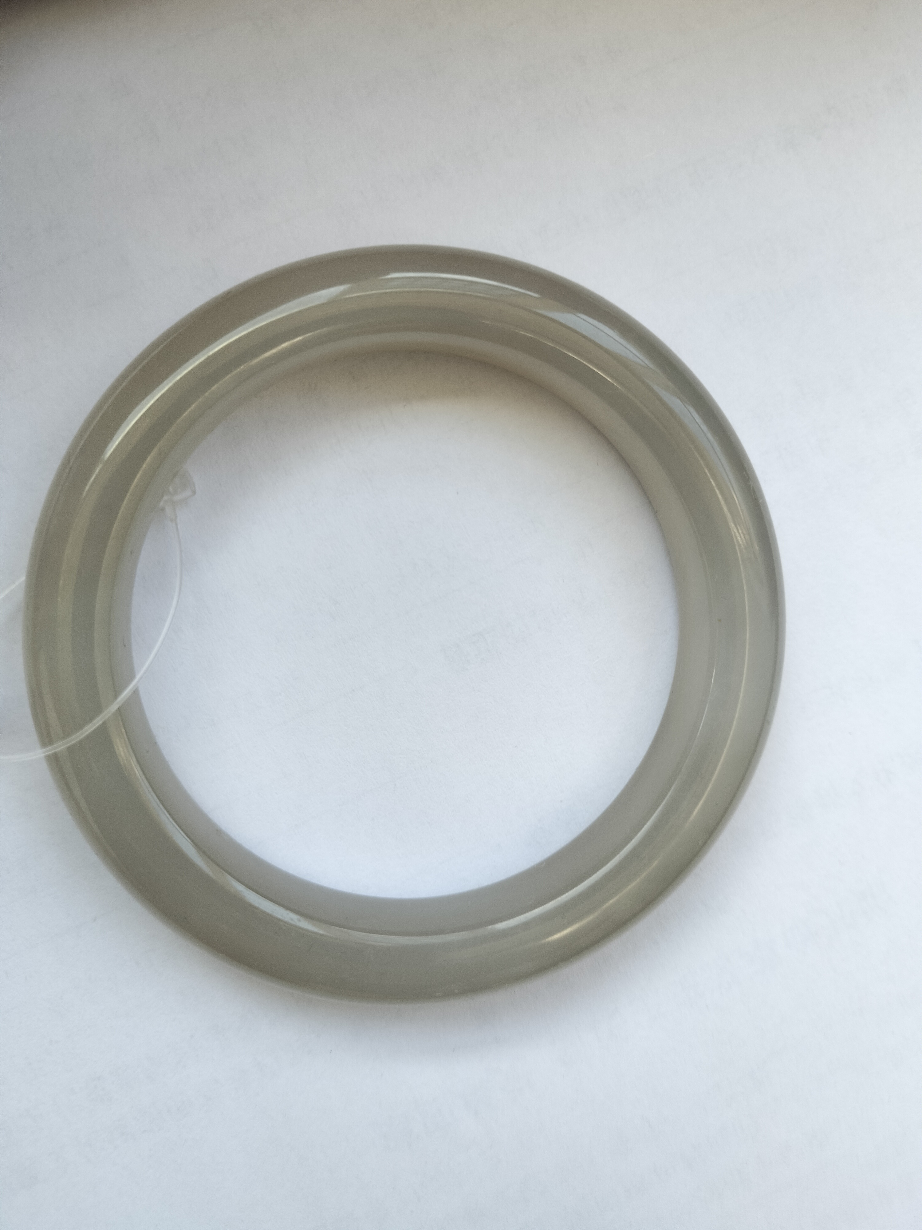 和田玉手镯圈口58.8