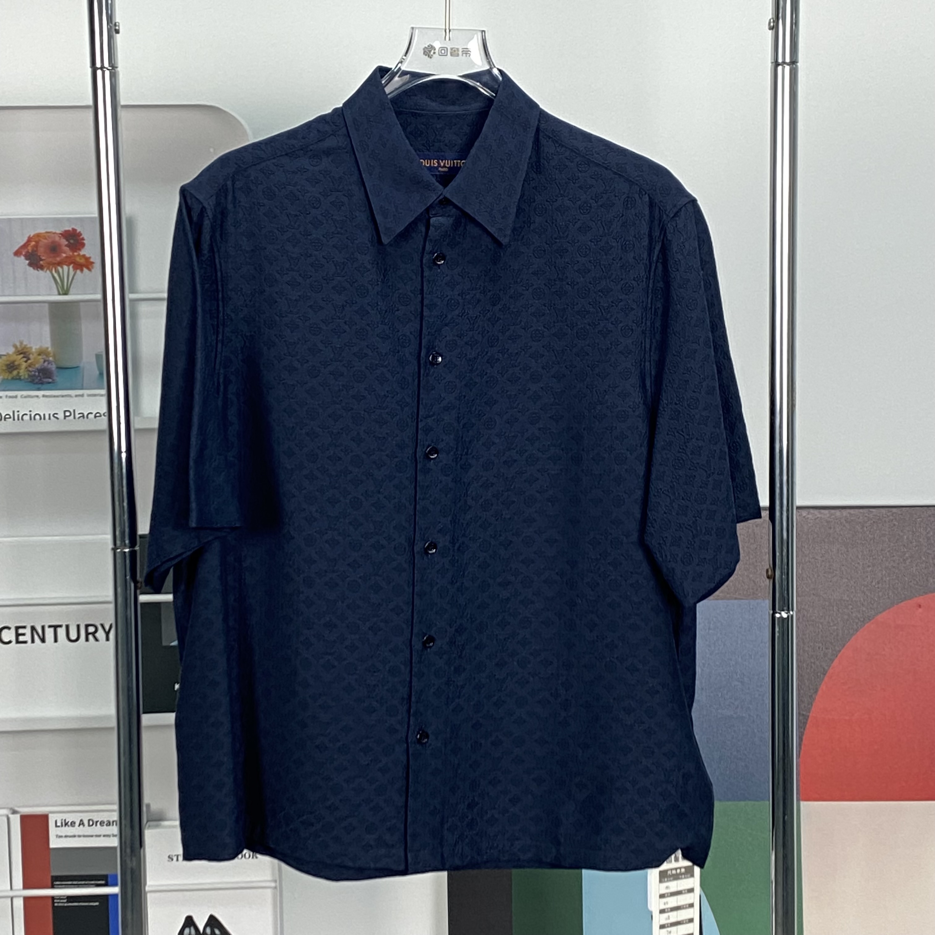 全新未使用 LouisVuitton/路易威登 M/皱感老花短袖/11700/SN4416