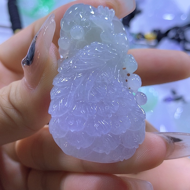 颈饰未镶嵌翡翠天然翡翠A货吊坠