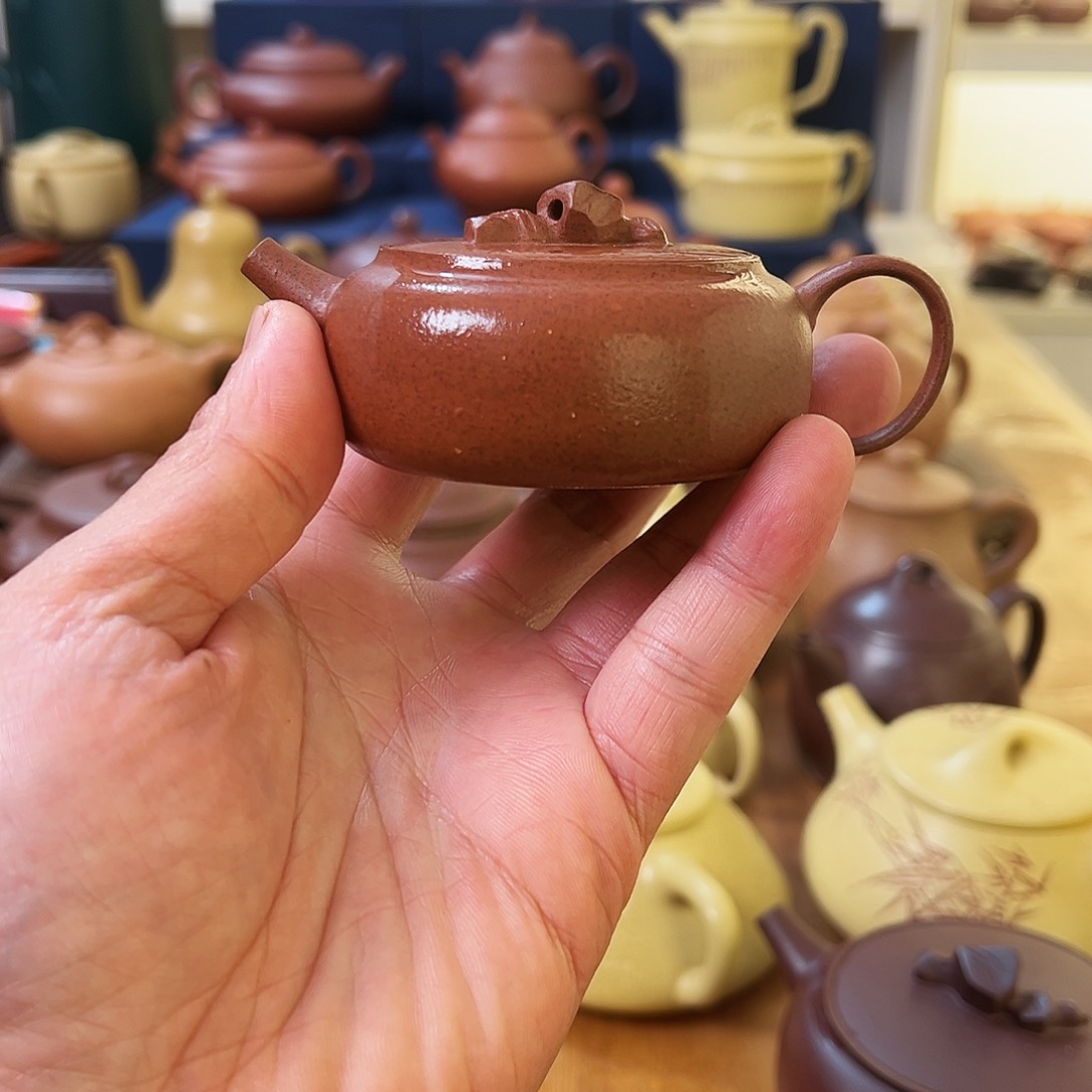 紫砂茶壶?***生紫砂壶小品见山80cc 