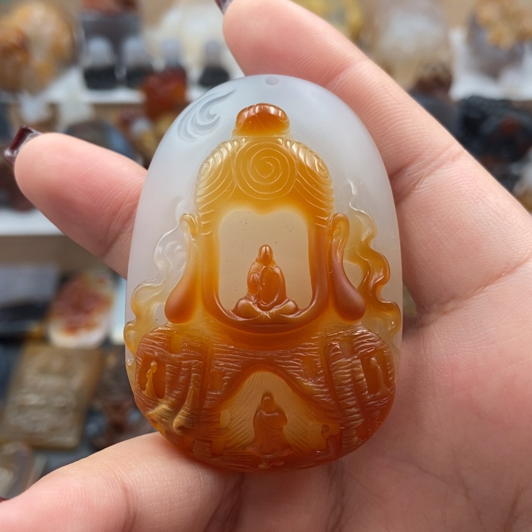 玛瑙/玉髓项链未镶嵌