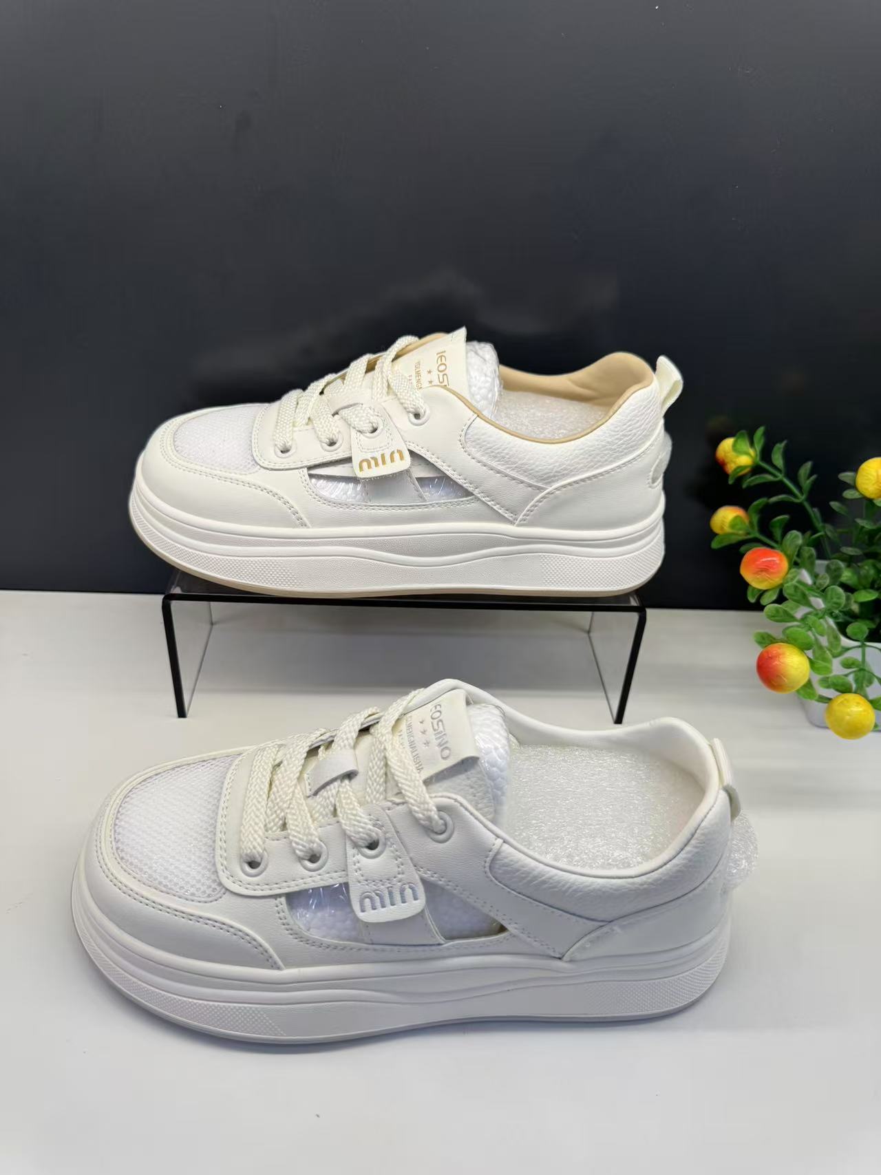 469544892佰家女鞋圆头夏季透气街头风时尚休闲鞋韩版时尚国风