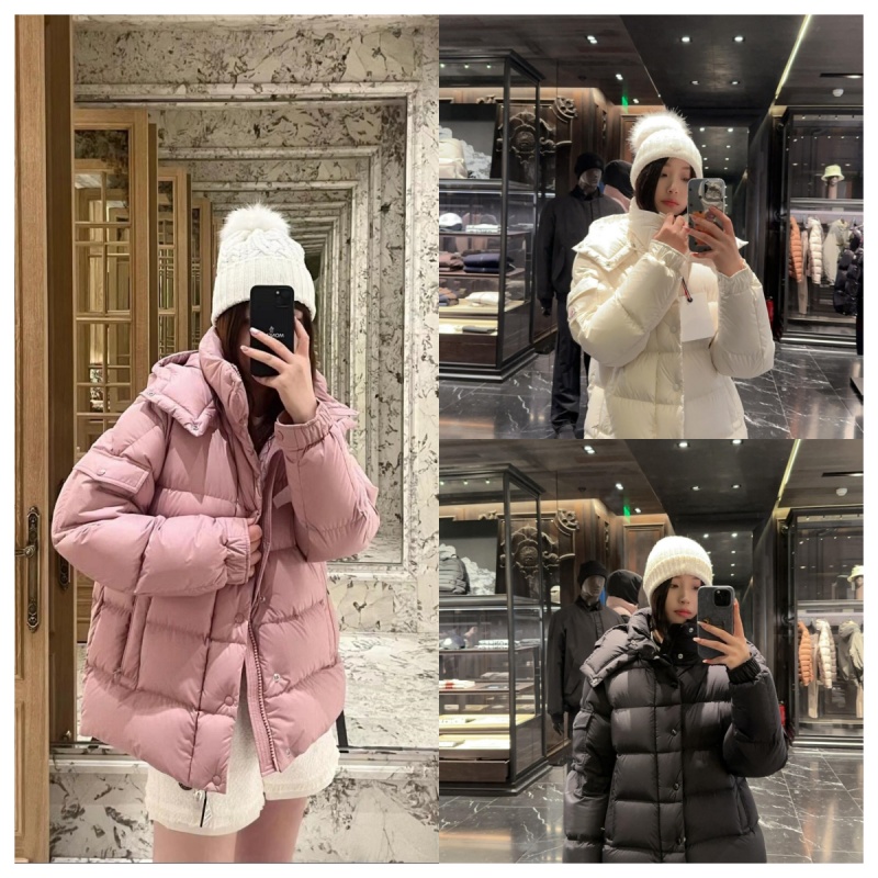 蒙口羽奢2024冬款羽绒服情侣男女同款哑光玛雅白鹅绒经典加厚短款