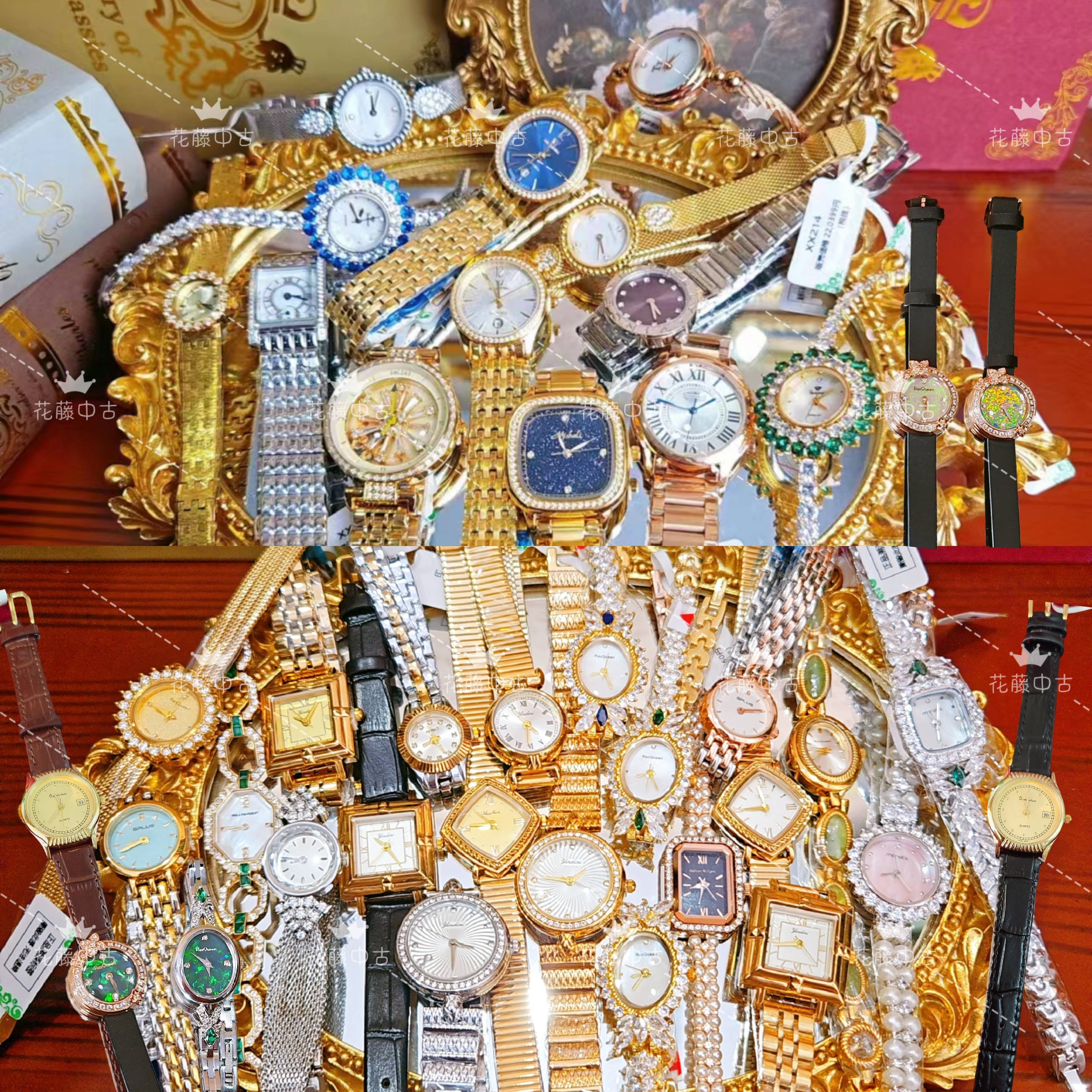 意大利古堡/宫廷复古珠宝女士腕表/高定系列私定1（以直播间为准