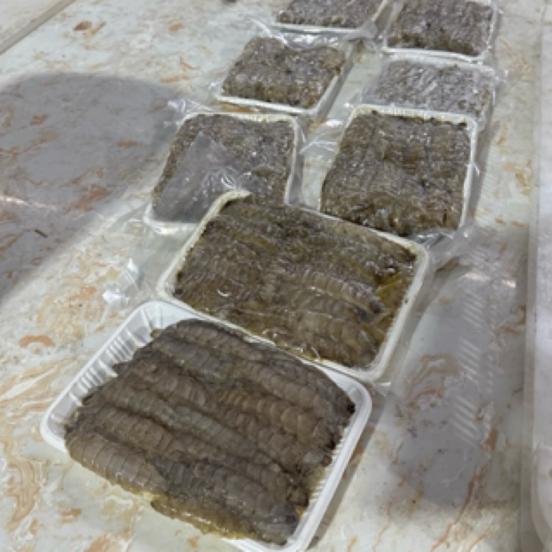 鲜虾剥制皮皮虾肉