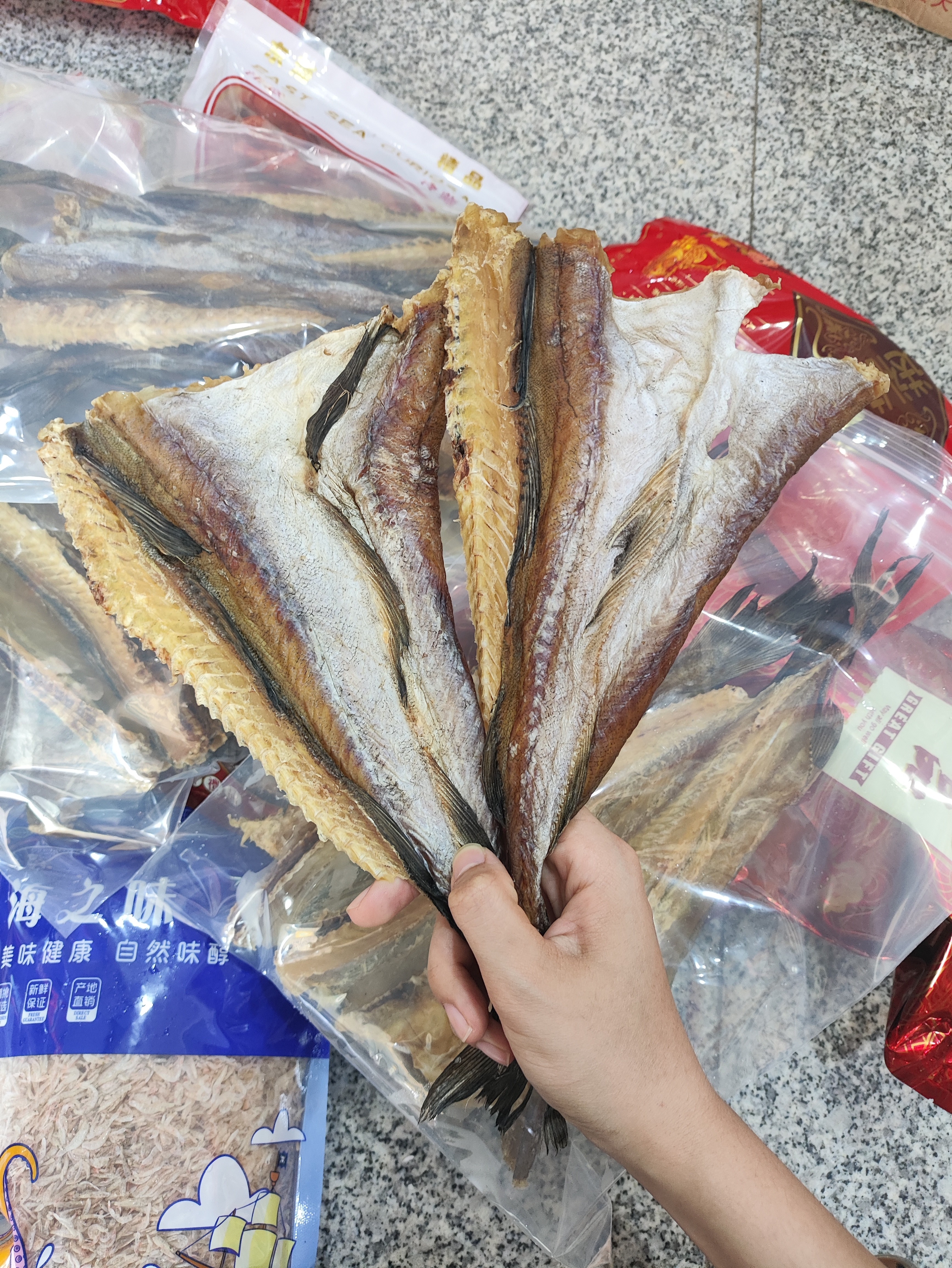 深海柴鱼肉干 柴鱼花生粥 鱼大海的味道 海鲜干货 250克-500克