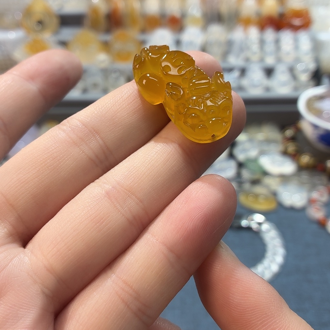 玛瑙/玉髓未镶嵌吊坠(不含链)