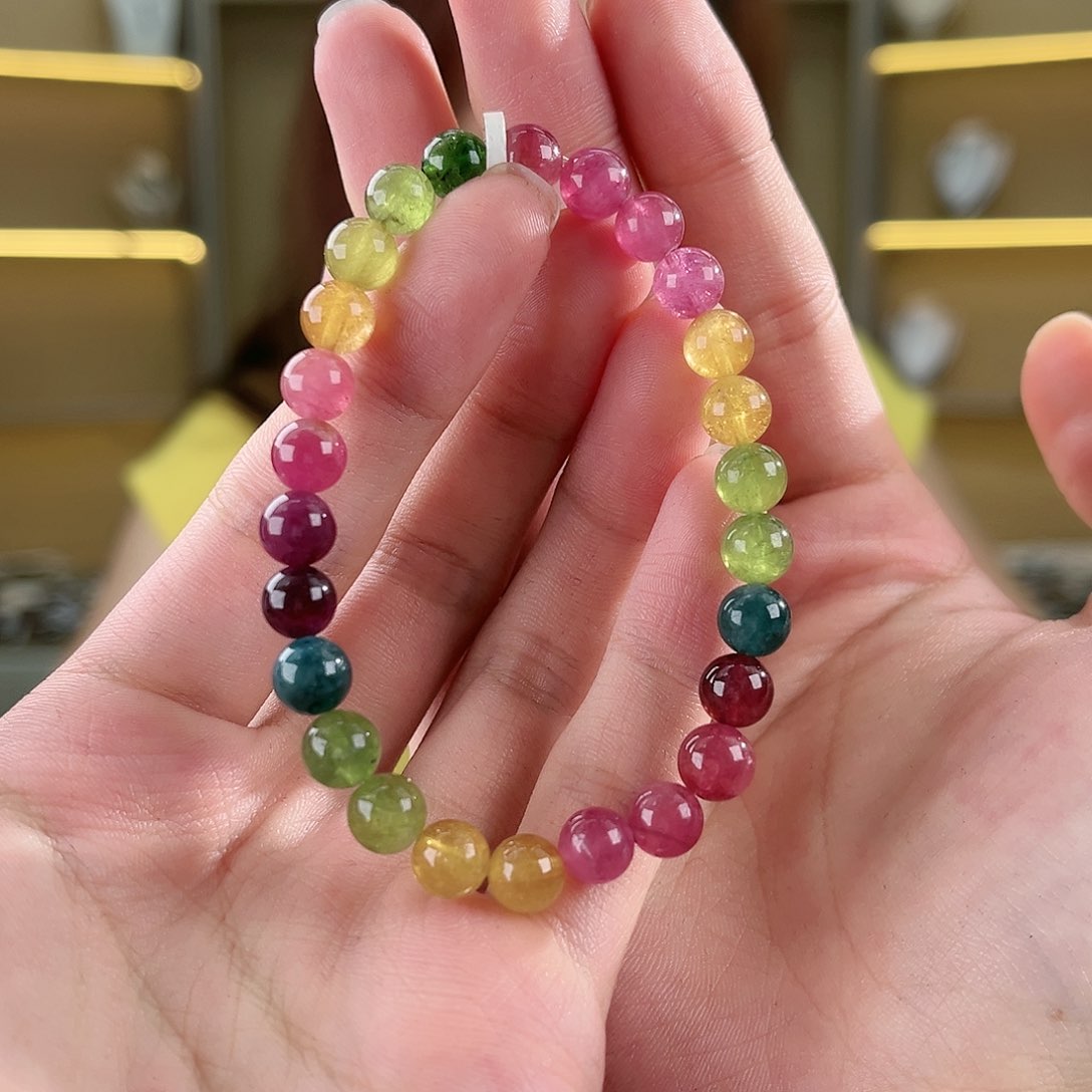 碧玺（多样性发一件）7mm未镶嵌碧玺