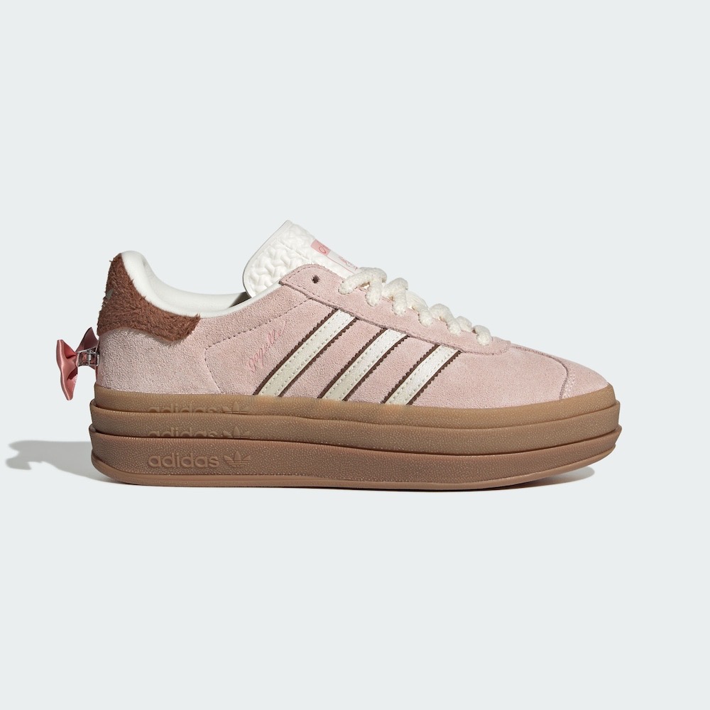adidas三叶草x迪士尼联名款玛丽猫GAZELLE运动板鞋「T头鞋」JR4244