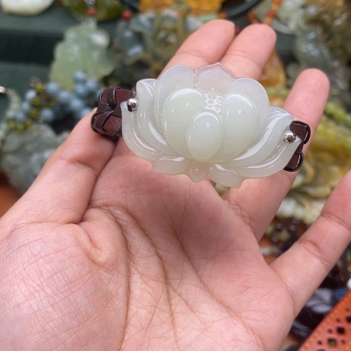 蛇纹石玉手牌合金