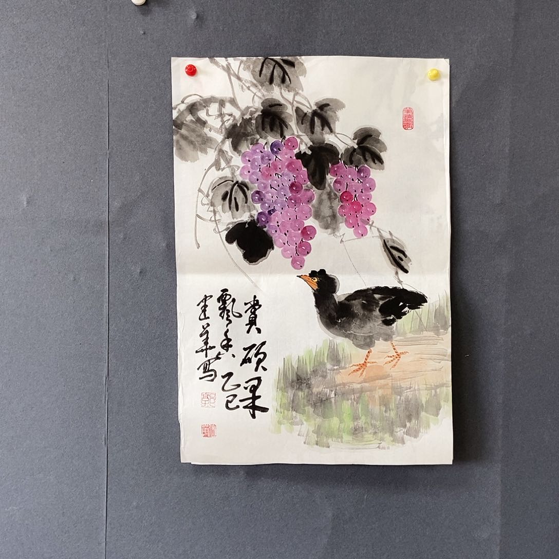 国画郭建华手绘作品欣赏45.68