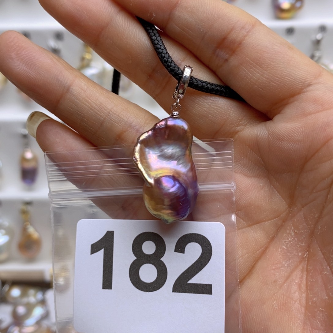 淡水珍珠颈饰银S925镶嵌坚**屈182