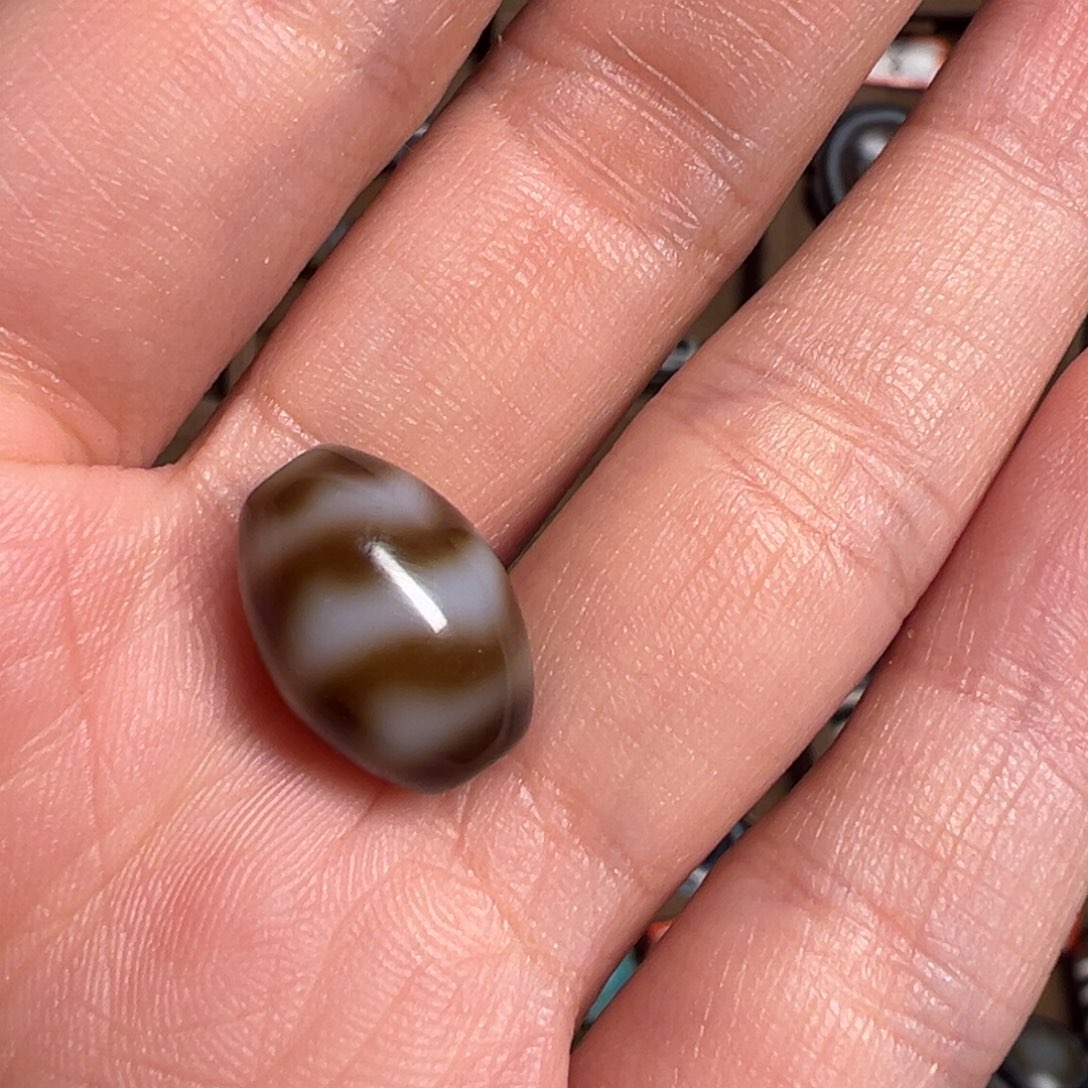 玛瑙/玉髓单珠未镶嵌