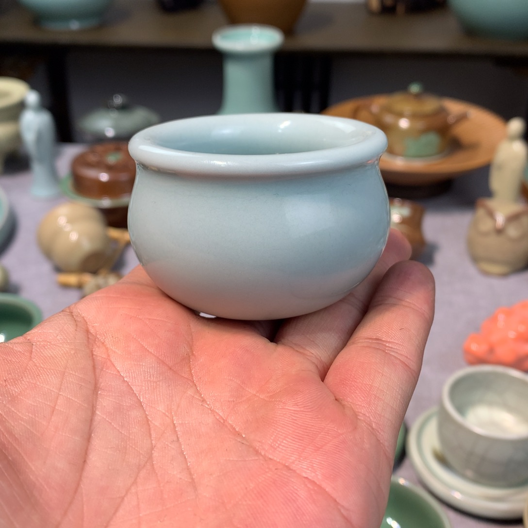 竹*里龙泉青瓷手工粉青