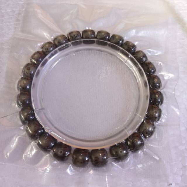 【佳哥专属】13 G45356-星月菩提黑冰手串-多样性发其一-10mm