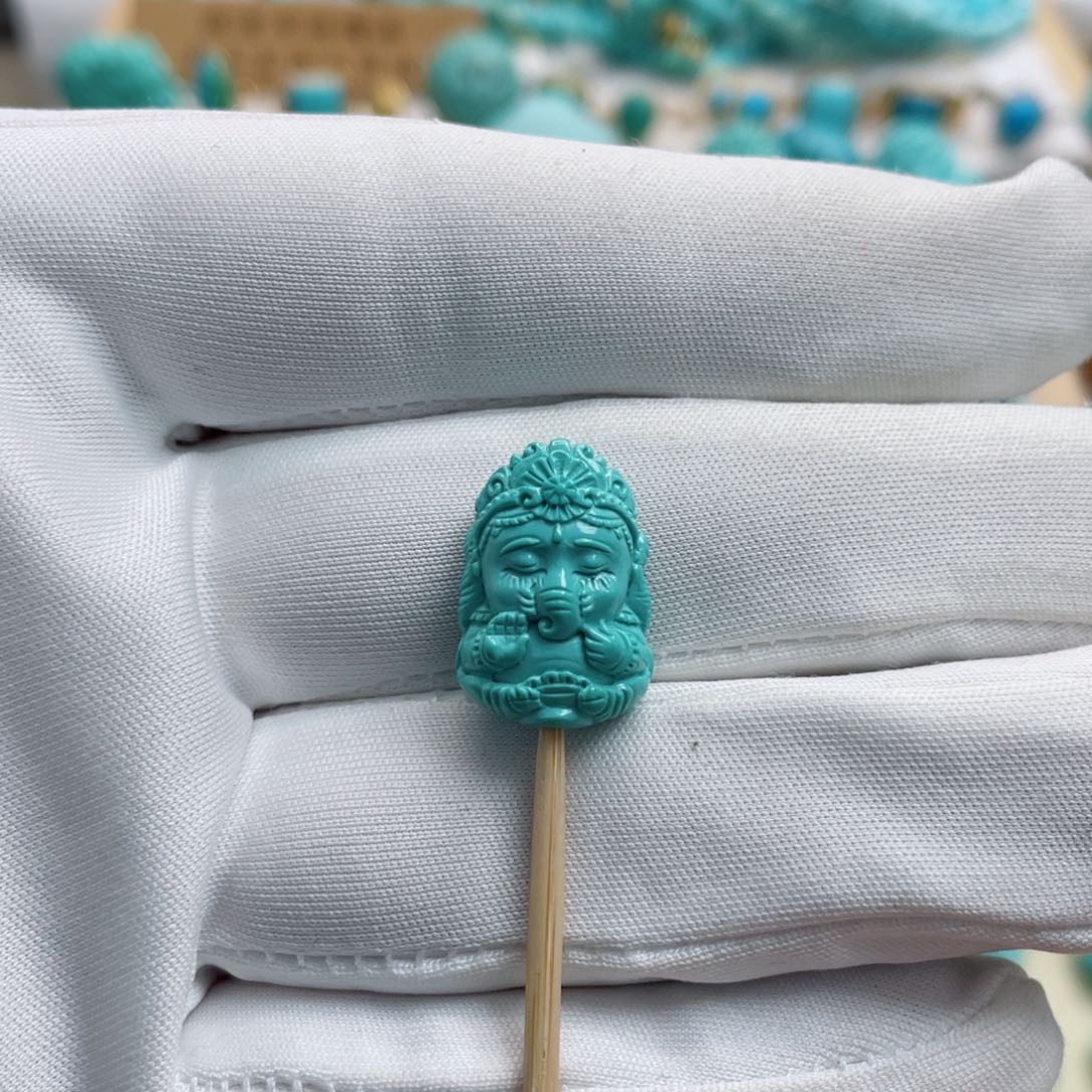 绿松石珠宝奇石未镶嵌小**?