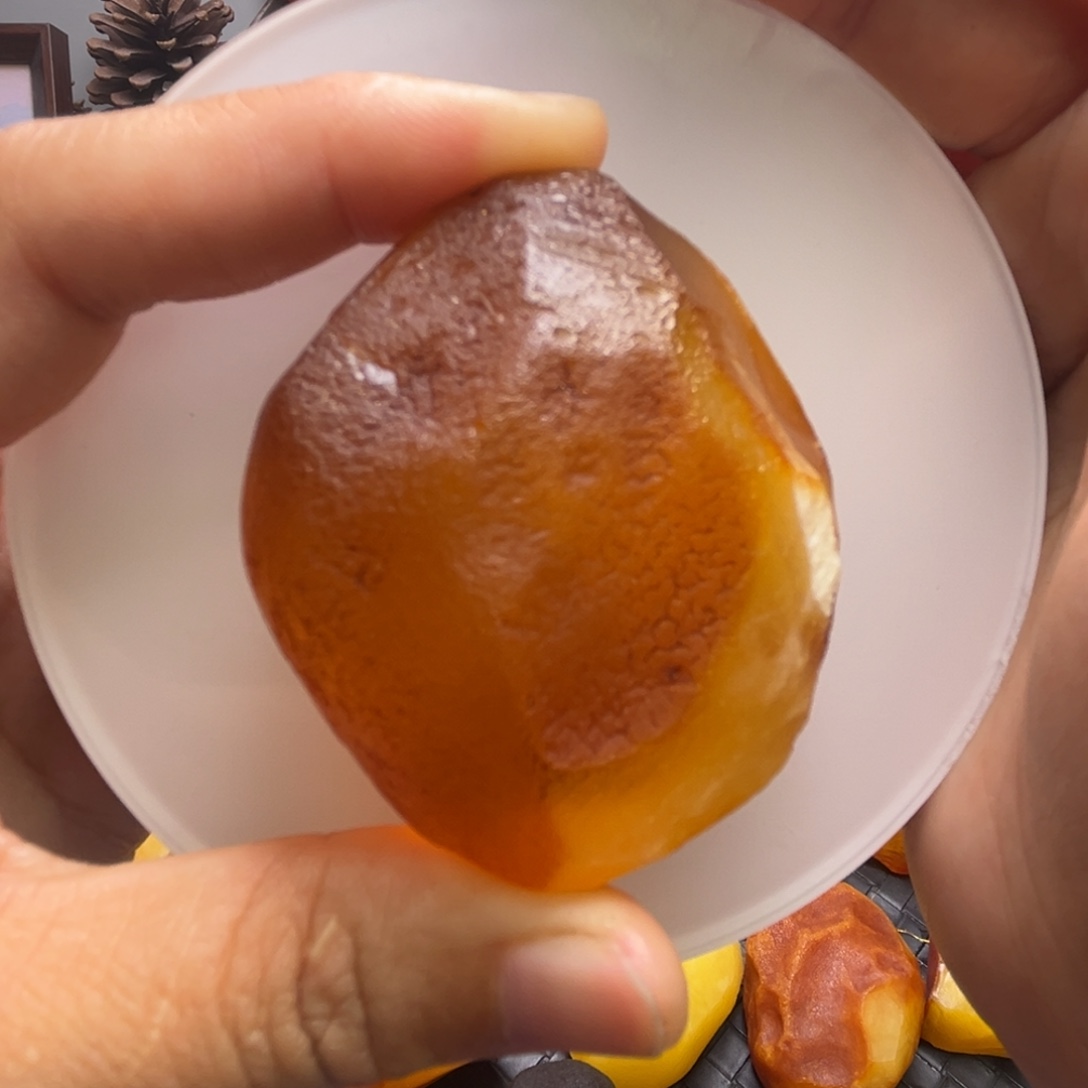 定制琥珀未镶嵌琥珀蜜蜡原石定制