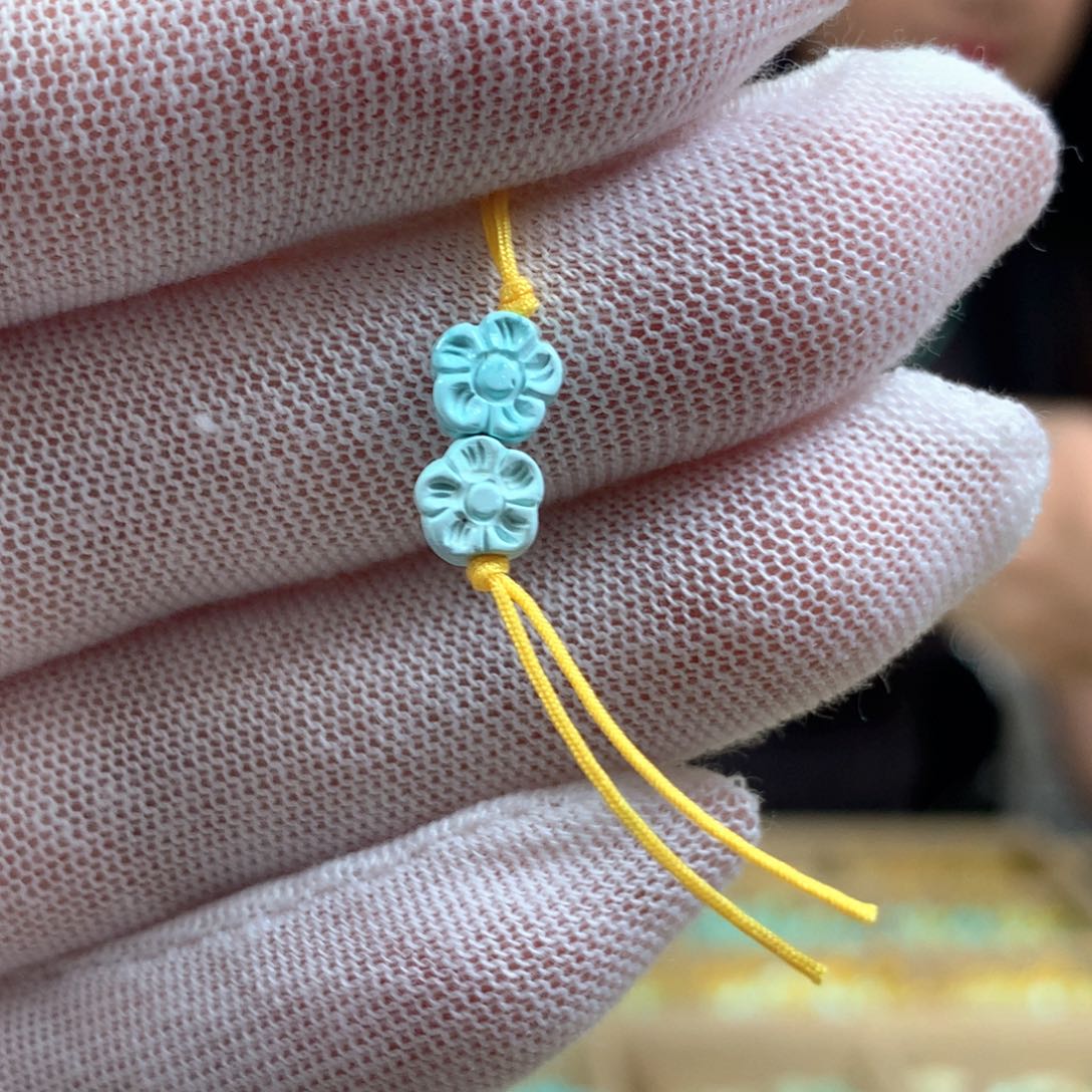 绿松石未镶嵌挂件