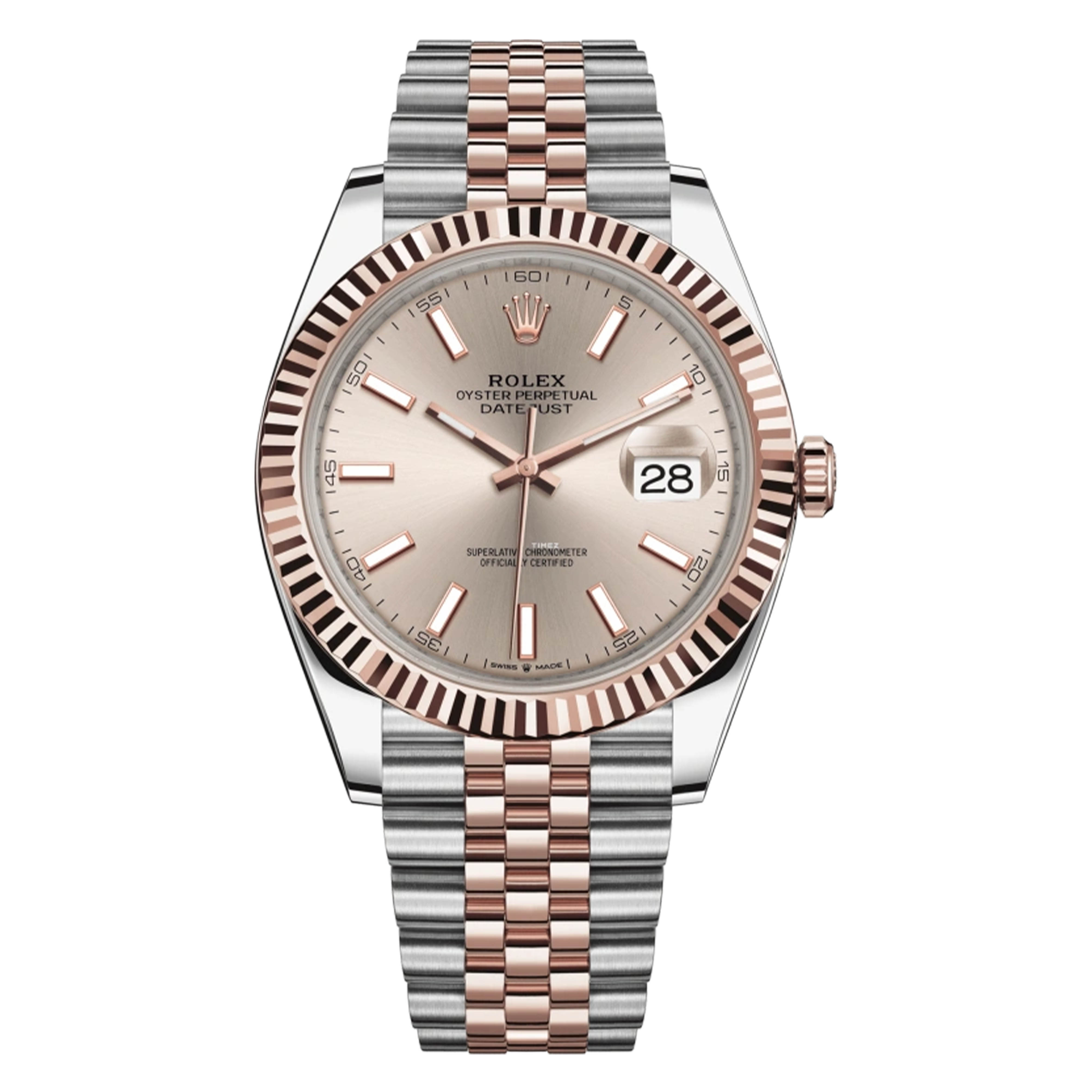 未使用 Rolex/劳力士 /126331间玫瑰金粉条/41mm