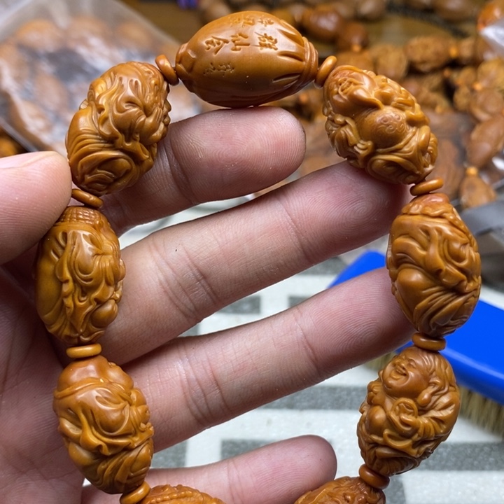 手串/手链橄榄核橄榄核雕工艺手串