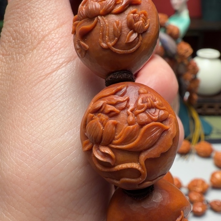 橄榄核手串/手链莲花无相