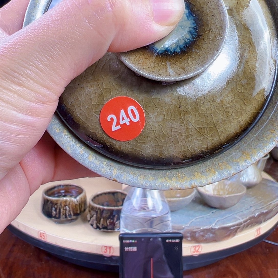 杯稳*240柴烧盖碗二才呀呀呀