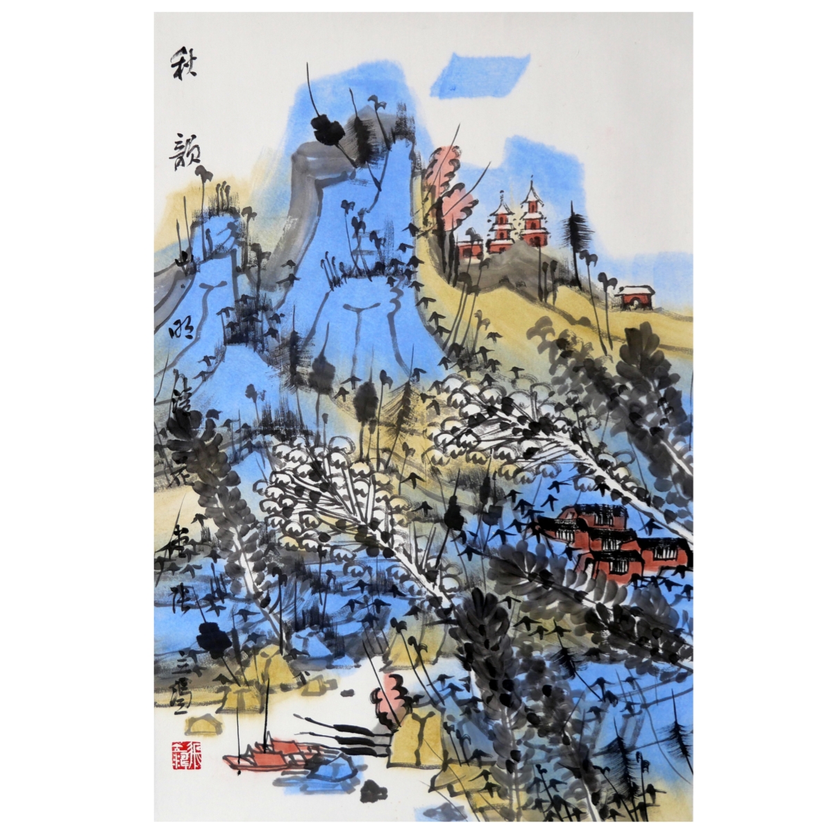 北京荣宝拍卖-当代书画（4）-张立涛绘画作品-2.8平尺