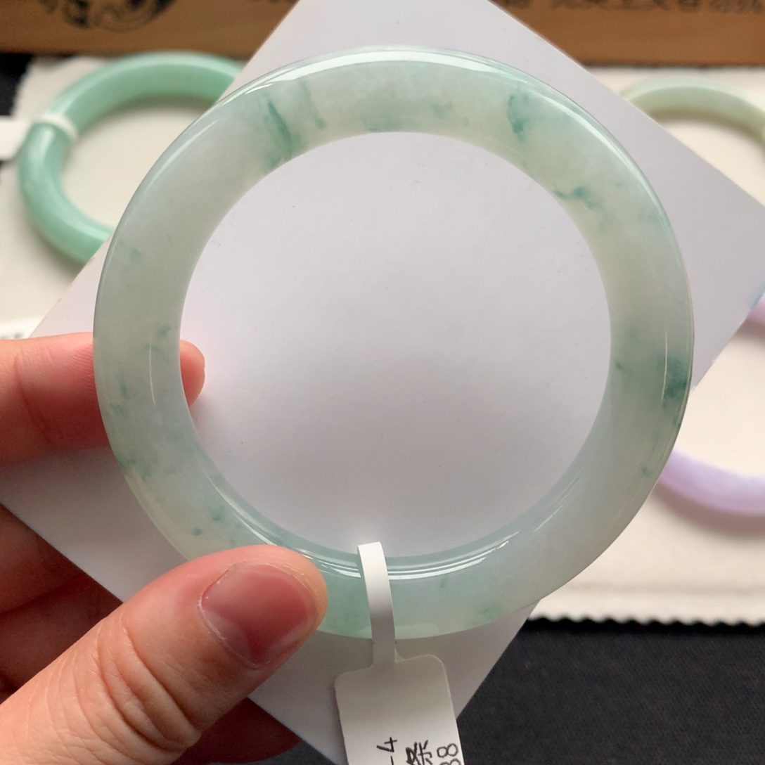 翡翠未镶嵌手镯13号