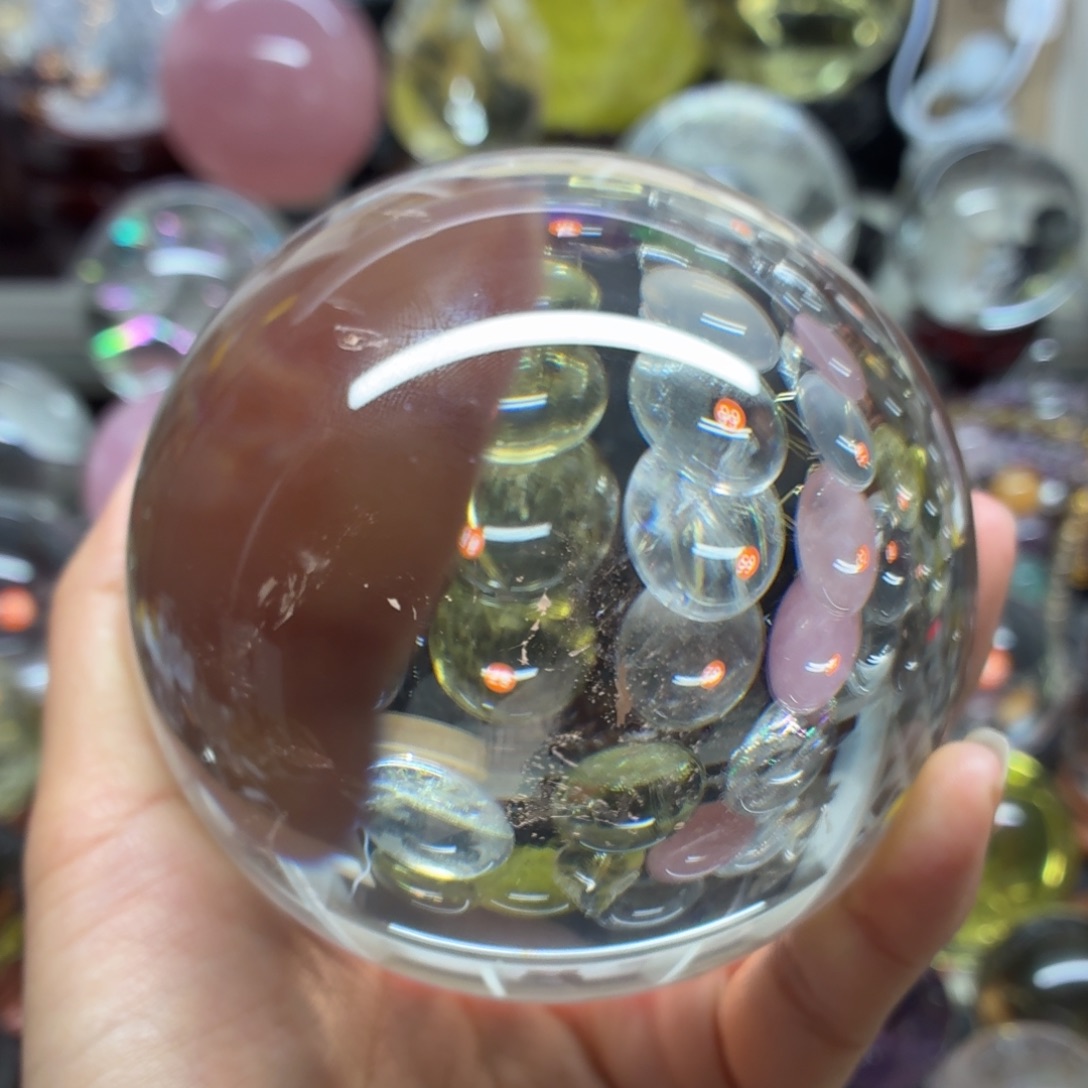 海***者珠宝半成品水晶未镶嵌白水晶98A958