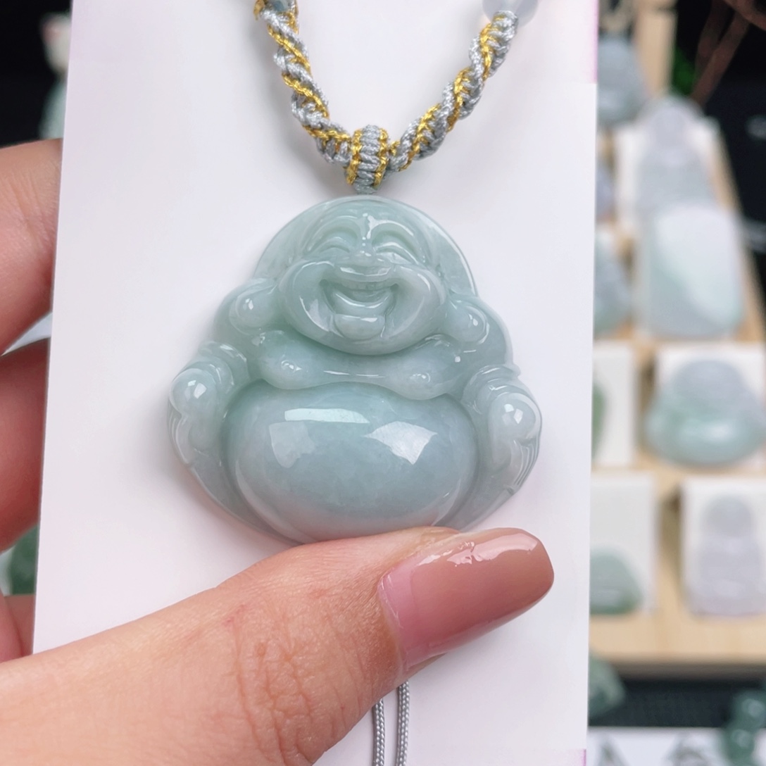 颈饰未镶嵌翡翠佛公