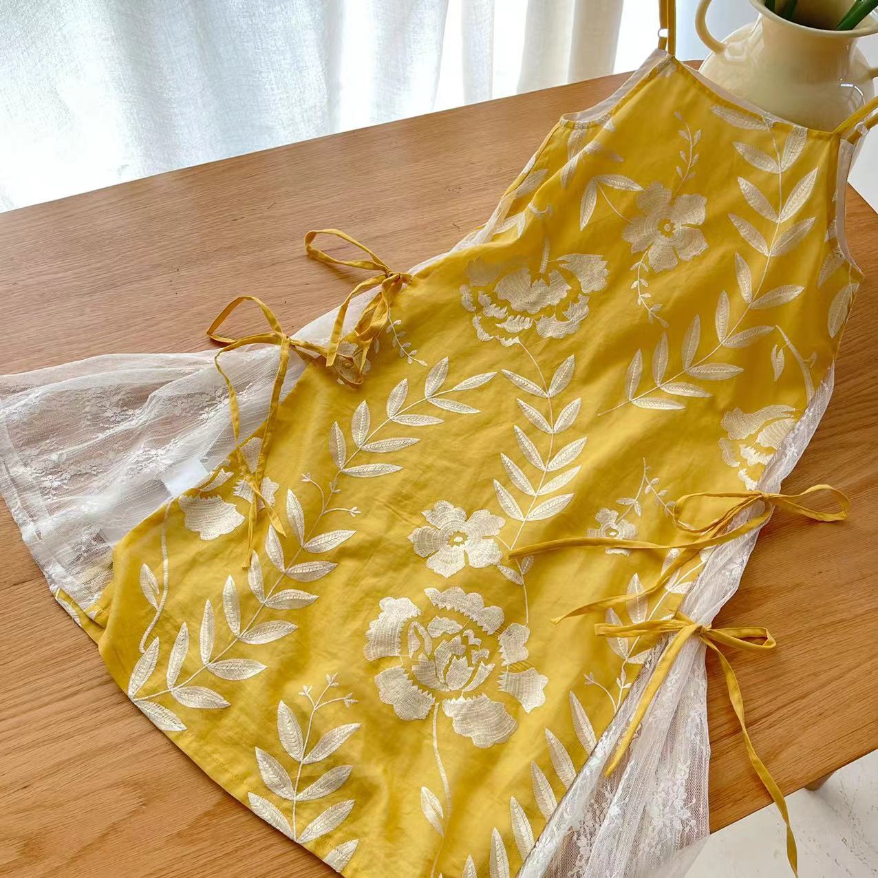 【喜儿定制】X春夏季新款百搭旗袍长裙女孩汉服裙中大童夏款