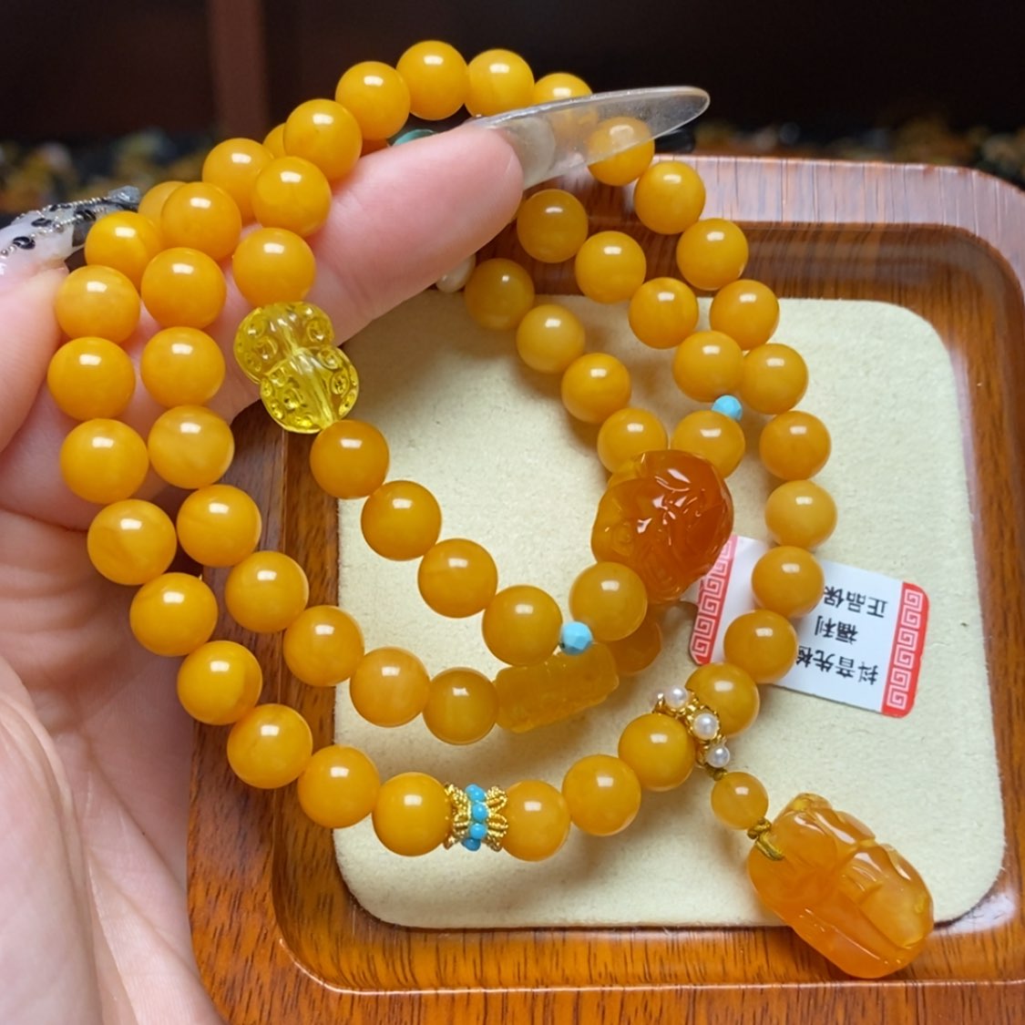 【闪购商品】蜜蜡手链未镶嵌手串