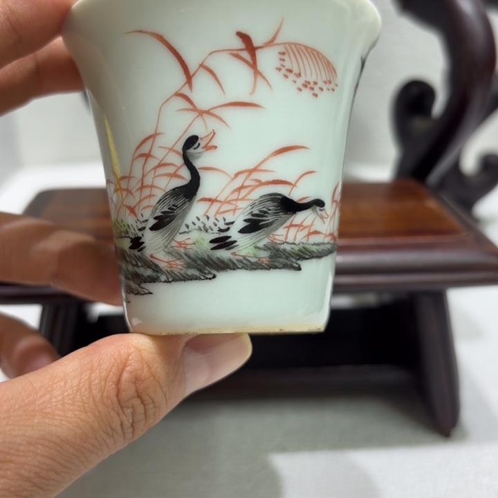 大***渔摆件陶精美的陶瓷摆件……