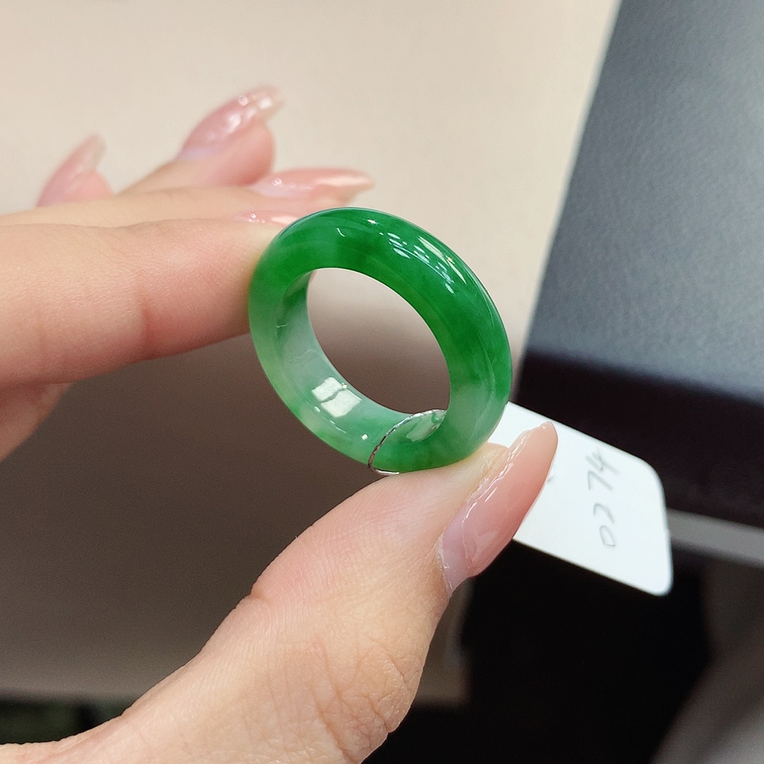 未镶嵌戒指翡翠14.15号