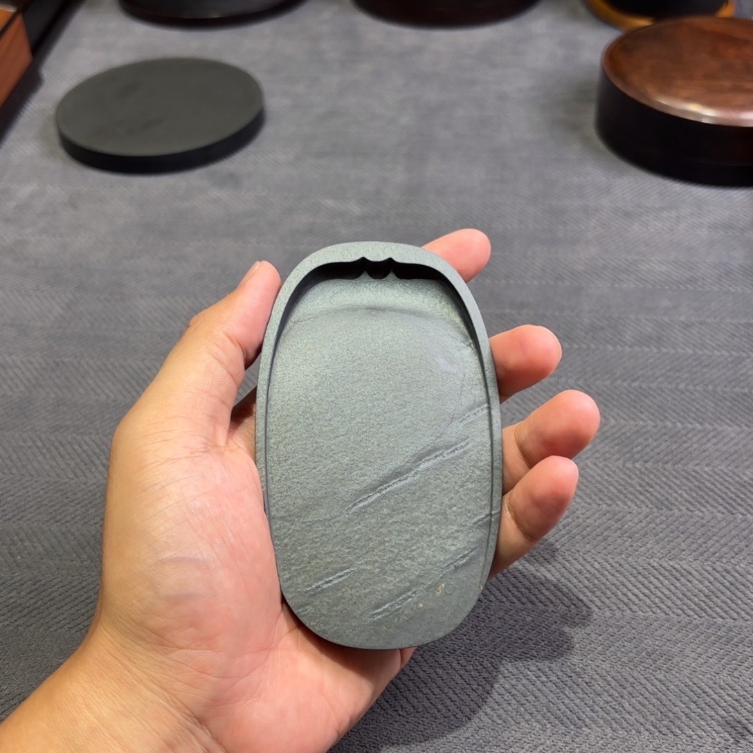 歙砚 砚台 枣心眉