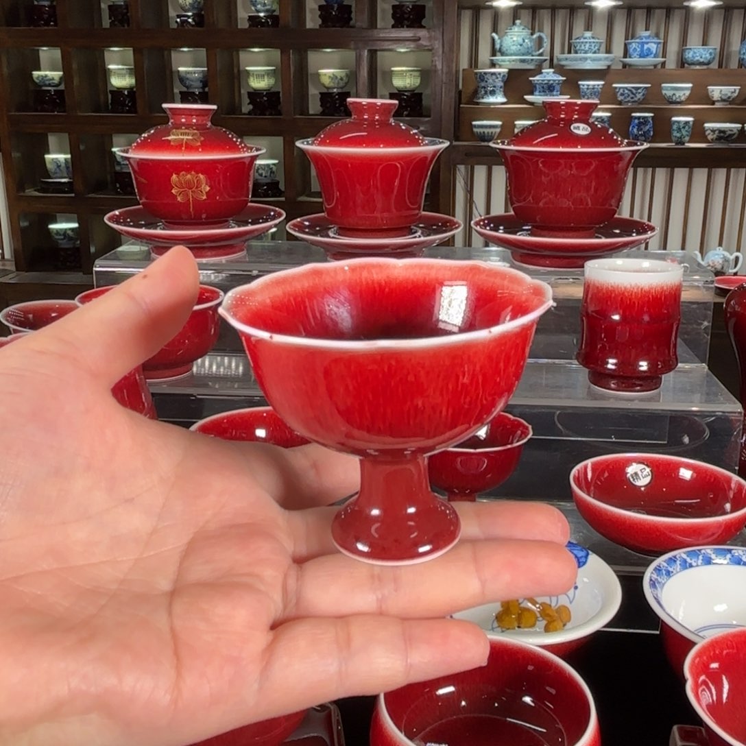 杯子景德镇高温原矿杯