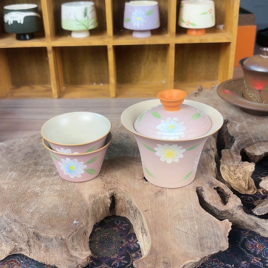 高温陶瓷茶壶茶杯盖碗