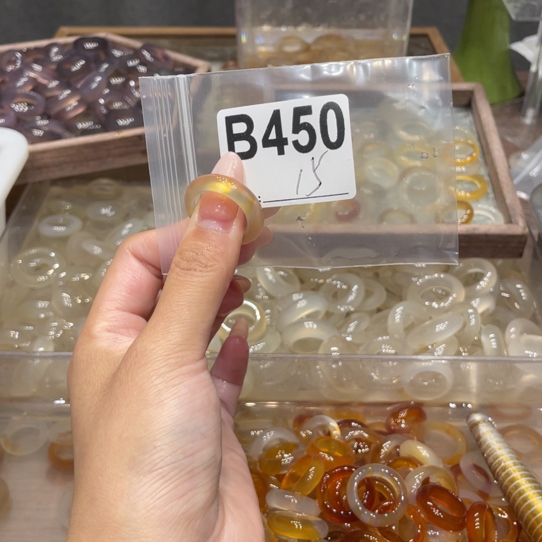 玛瑙/玉髓未镶嵌戒指450
