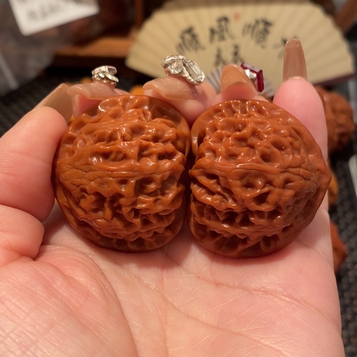 文玩核桃吊坠37宫灯605