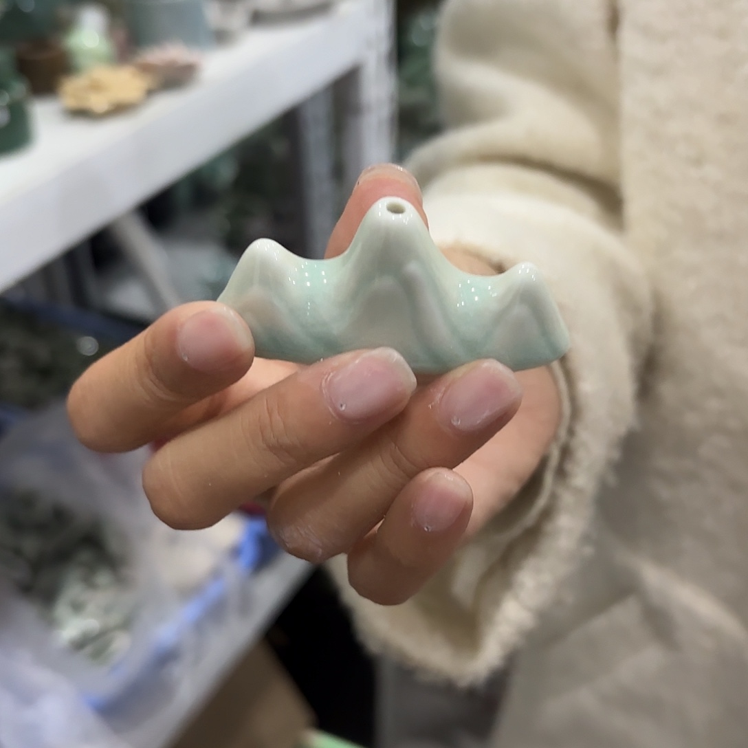 龙泉云间青瓷小米茶器