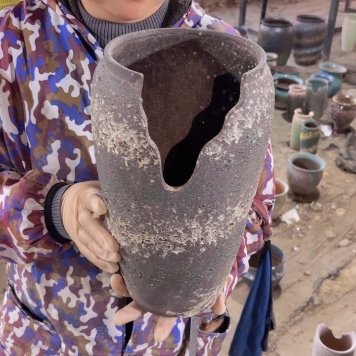 花盆 透气紫砂盆 口径高度