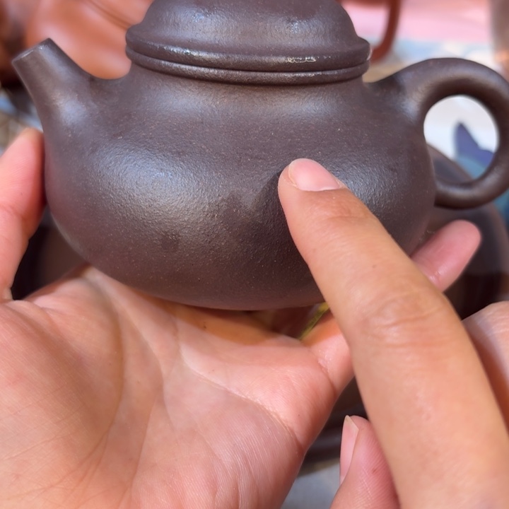紫砂茶壶天青泥260cc大容天 