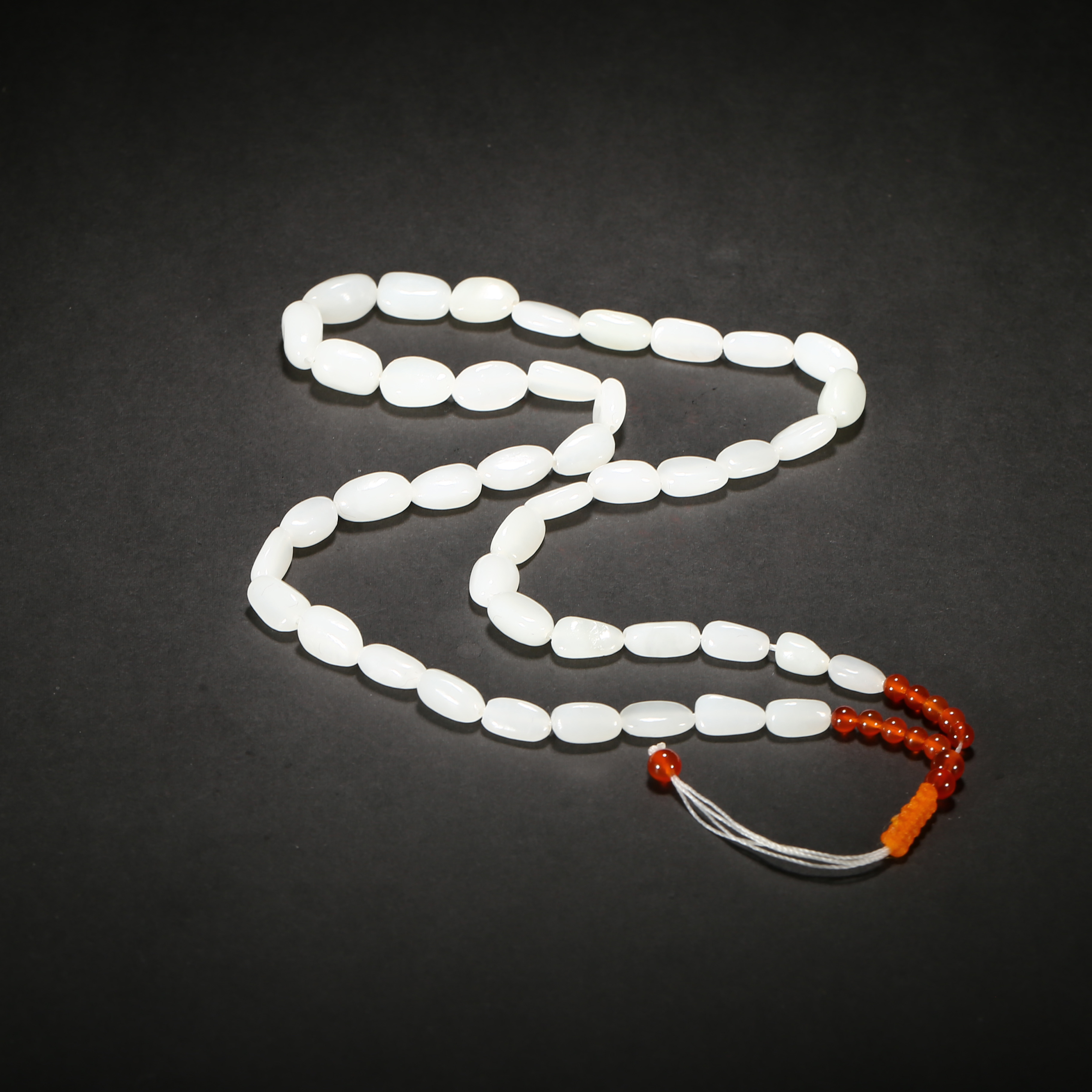 二十世纪*随形白玉链/08LB1732/和田玉【北京文博】