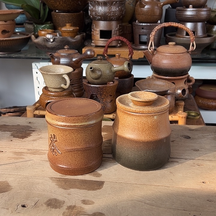 紫砂宜兴紫砂粗陶茶具28