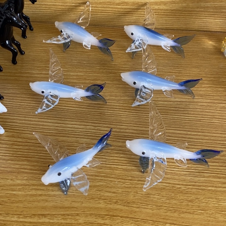 琉璃手工艺品琉璃飞鱼