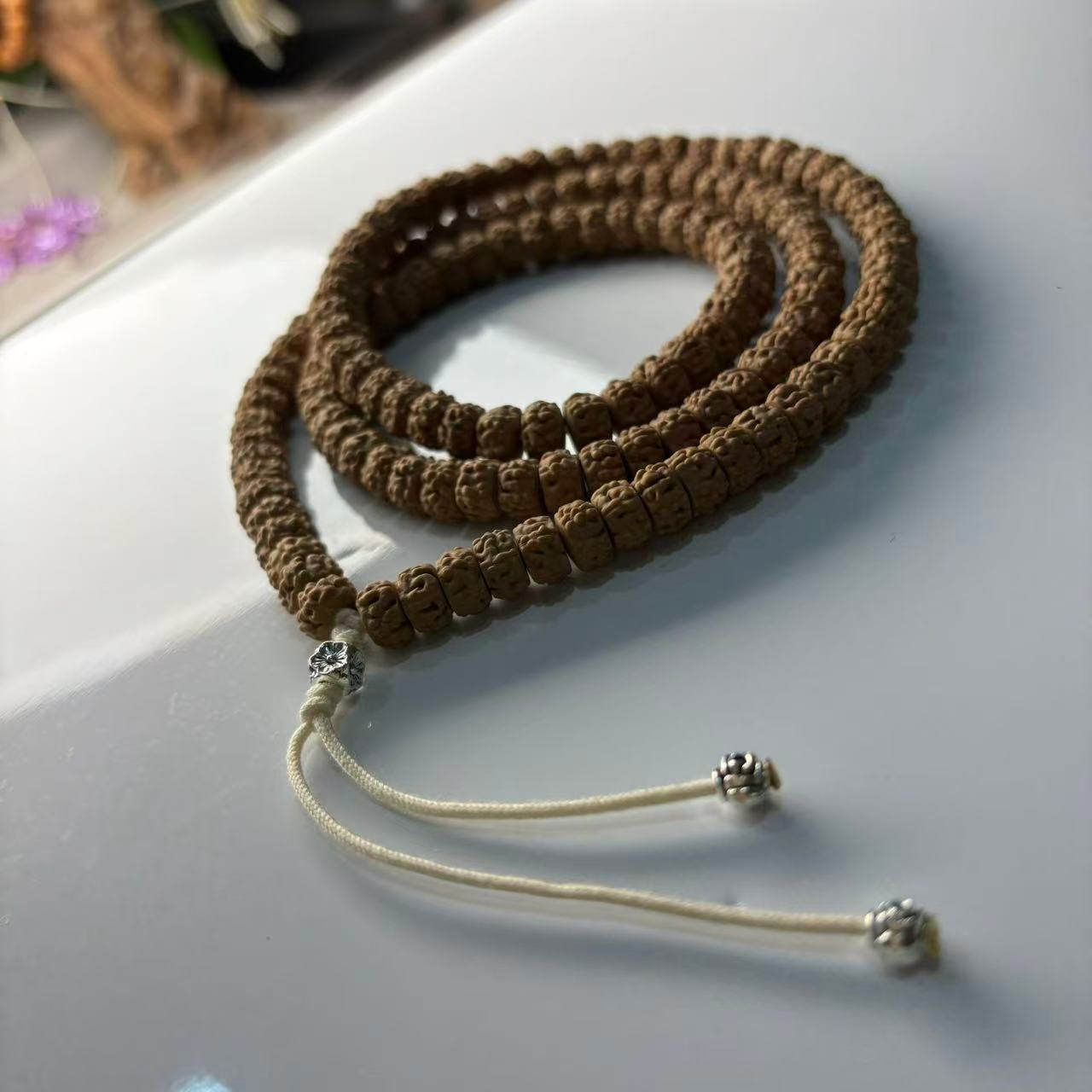 龙甲金蟾金刚菩提108长串8mm左右带配饰