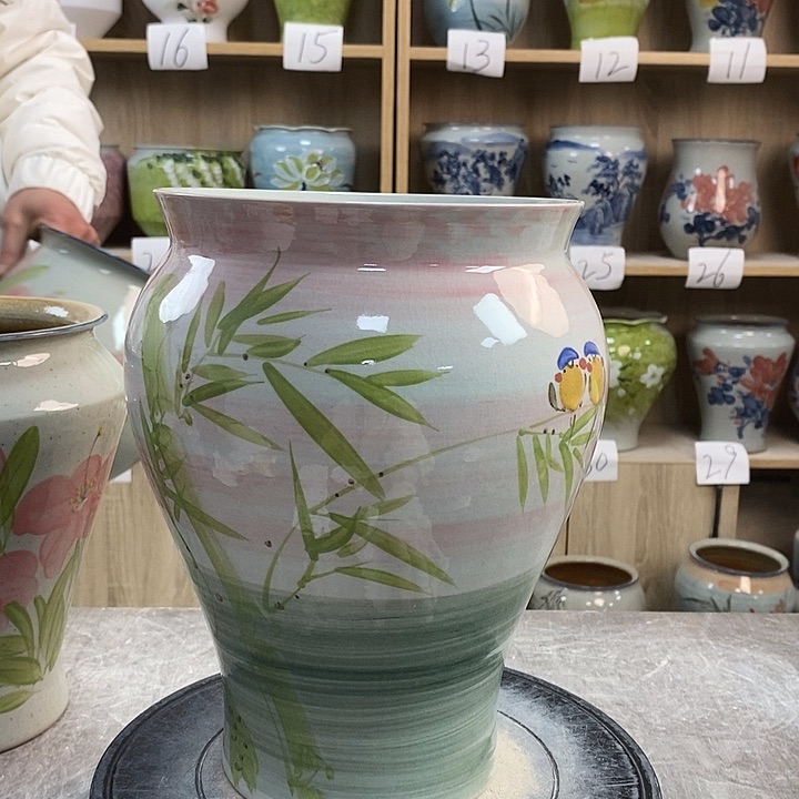 缸23zp景德镇陶瓷花盆