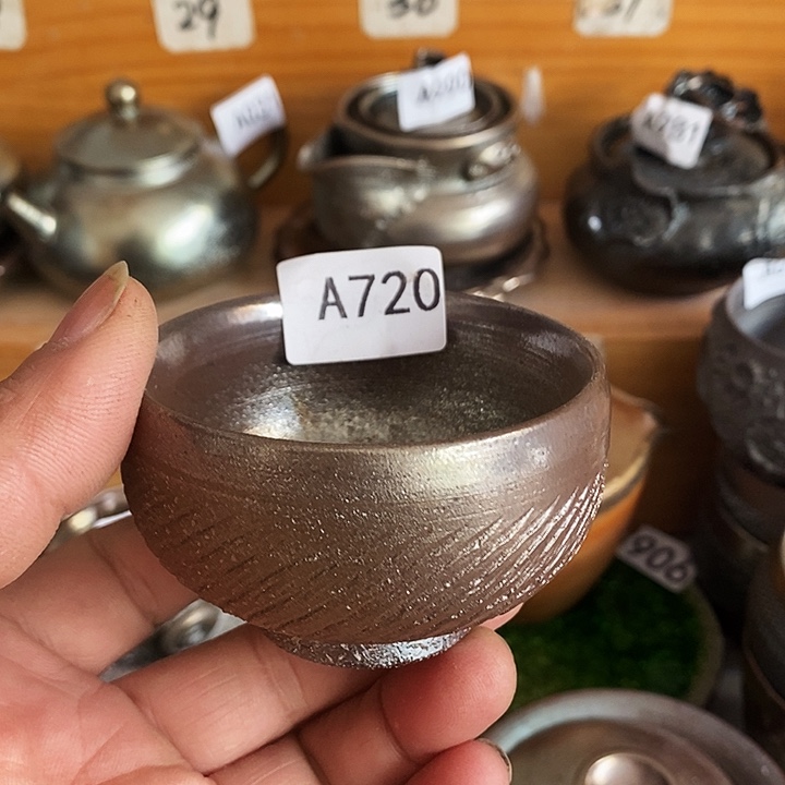 紫砂茶杯柴烧纯手工720