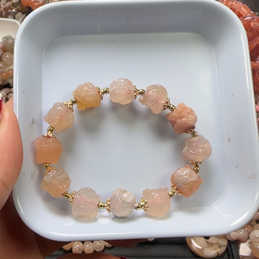 玛瑙/玉髓珠宝半成品未镶嵌