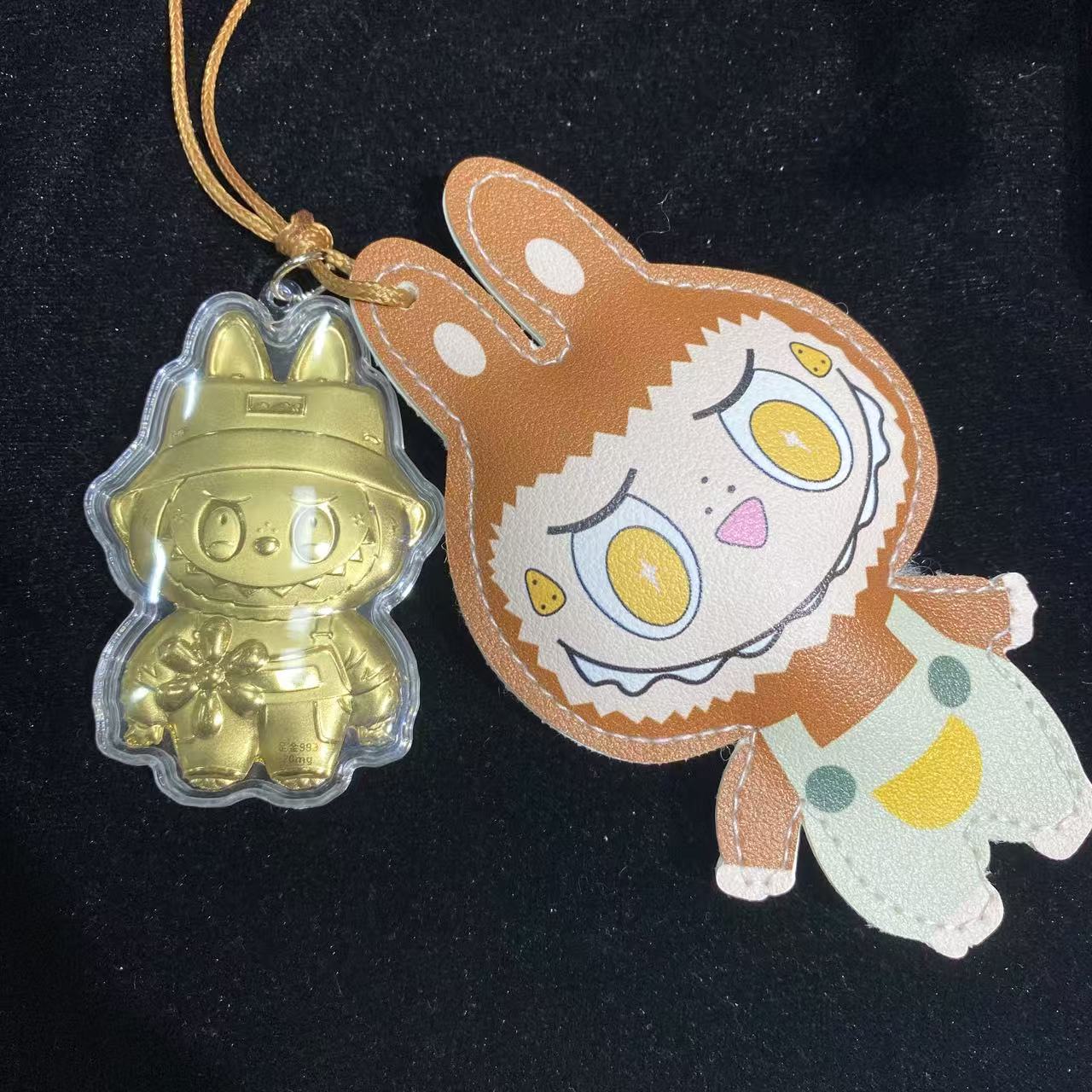 含金布布手机挂饰 手机饰品布布挂饰挂件